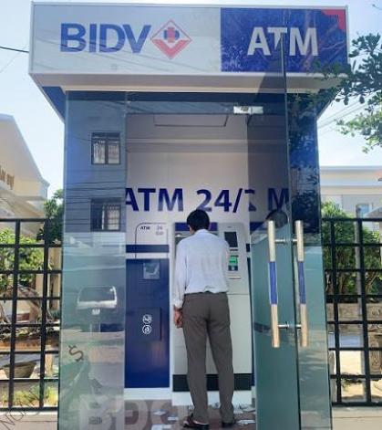 Ảnh Cây ATM ngân hàng Đầu Tư và Phát Triển BIDV Hội sở CN Ba Tháng Hai 1